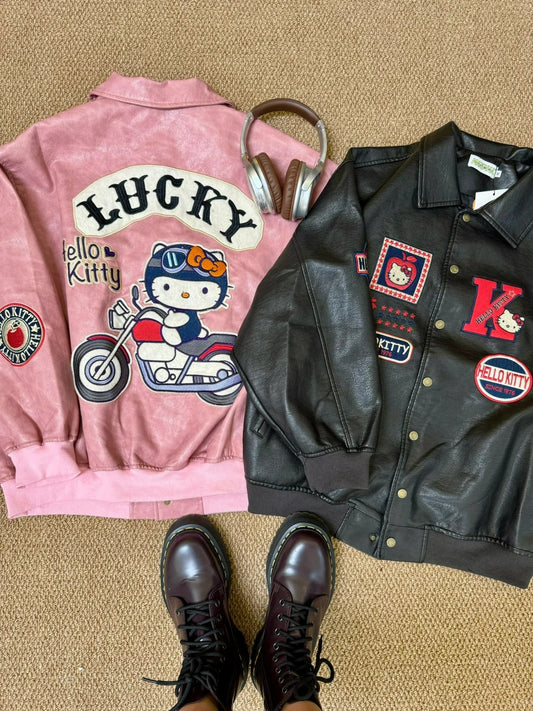 hello kitty leather jacket