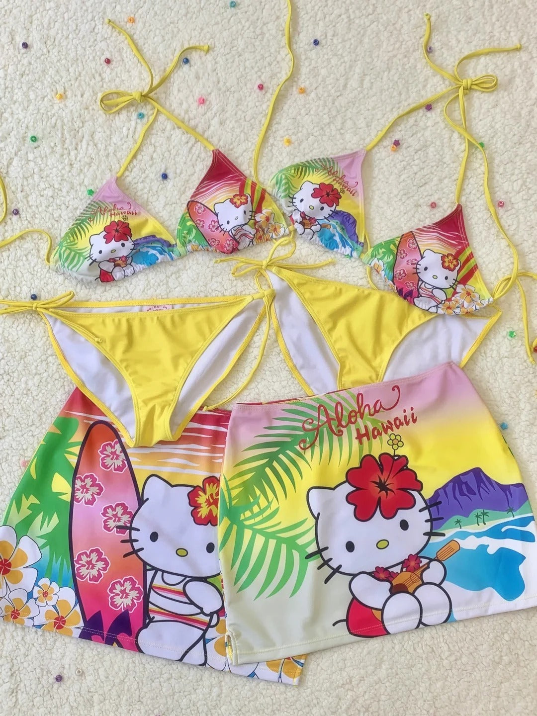 Hello Kitty Double Sided Bikini Set