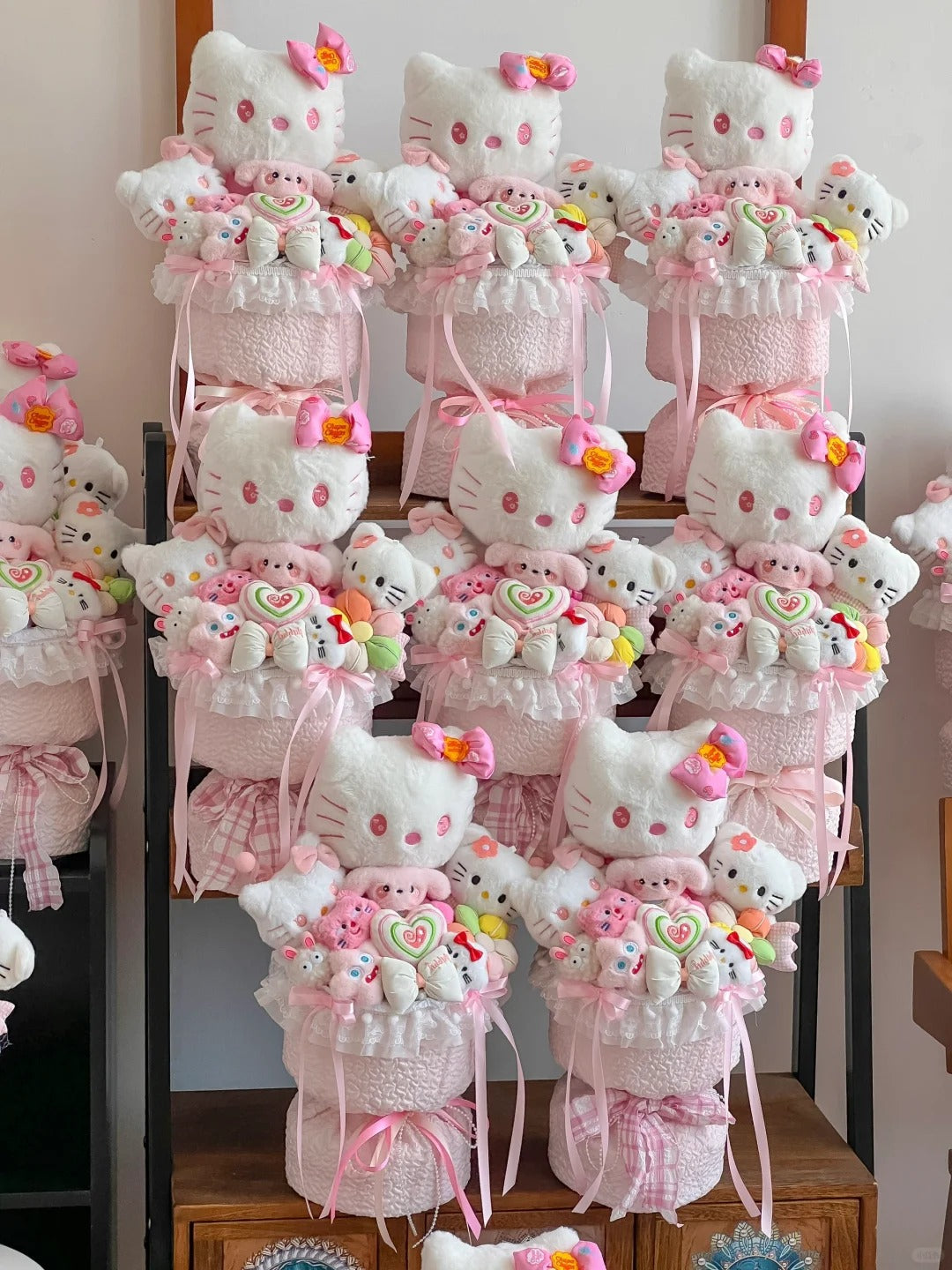 Hello Kitty Plush Figure Bouquet