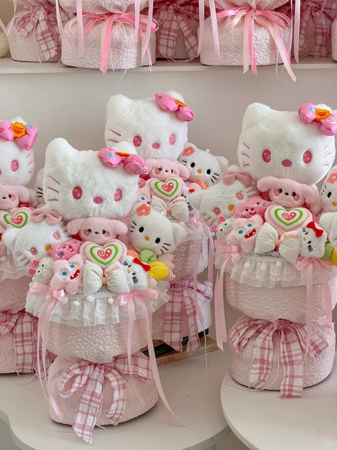 Hello Kitty Plush Figure Bouquet