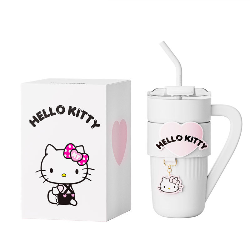 Sanrio 40 oz Tumbler with Handle Insulated Cup with Lid