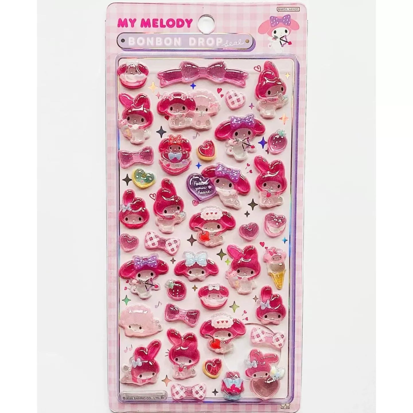 New design Sanrio Bonbon Drop Seal 3D Sticker