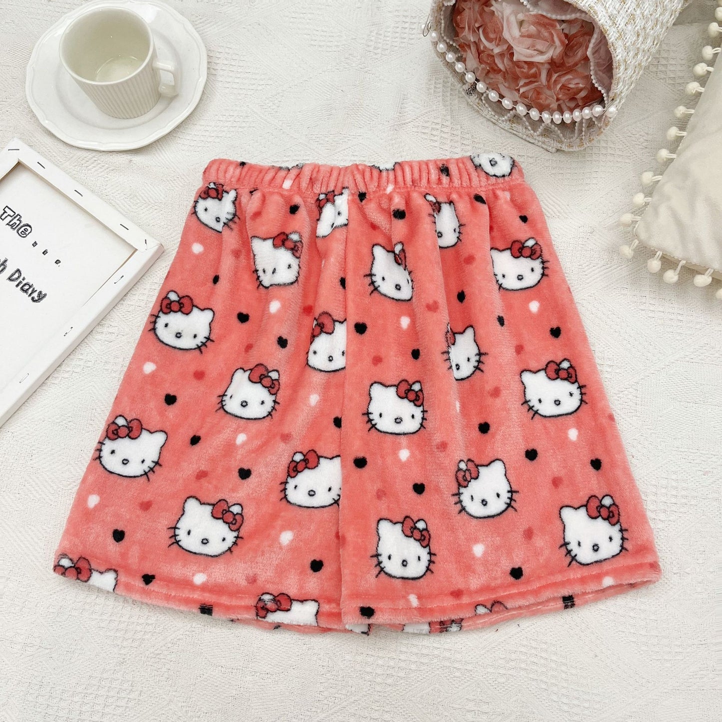 Hello Kitty Women Pajama Shorts Pj  Sleep Shorts