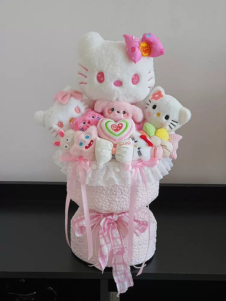 Hello Kitty Plush Figure Bouquet