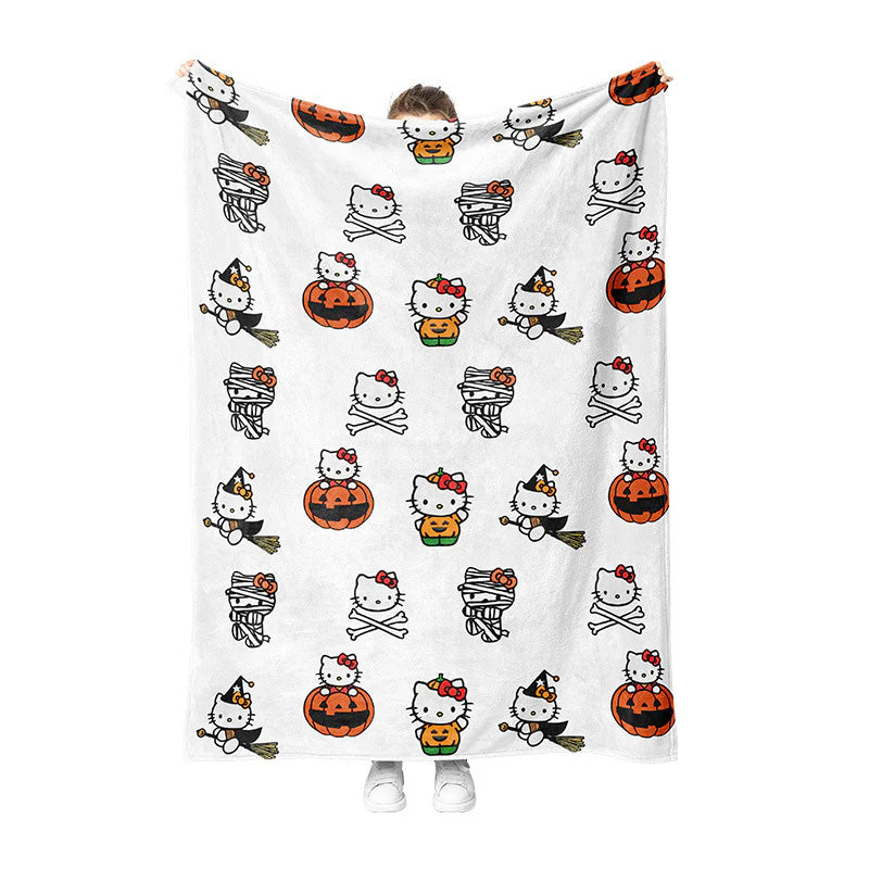 Hello Kitty Halloween Plush blanket