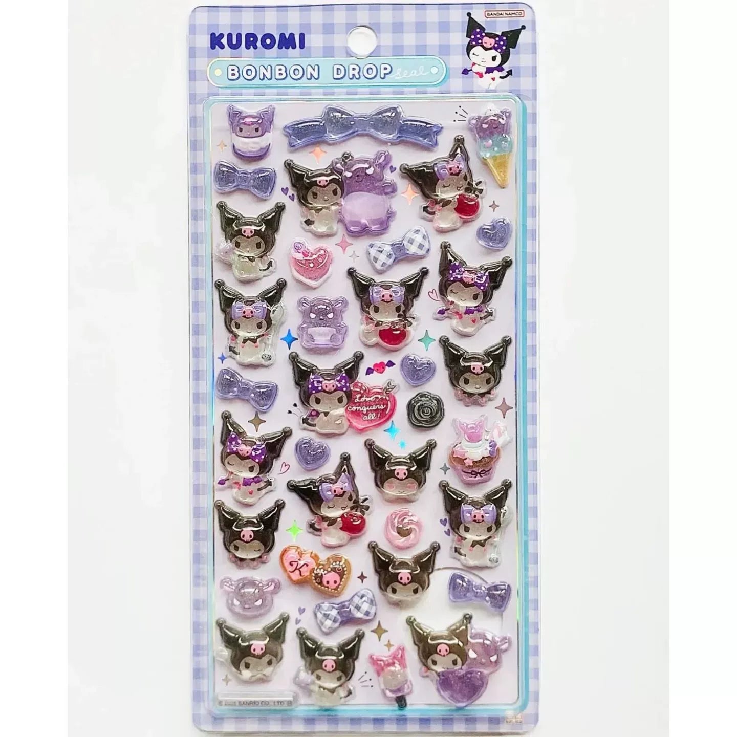 New design Sanrio Bonbon Drop Seal 3D Sticker