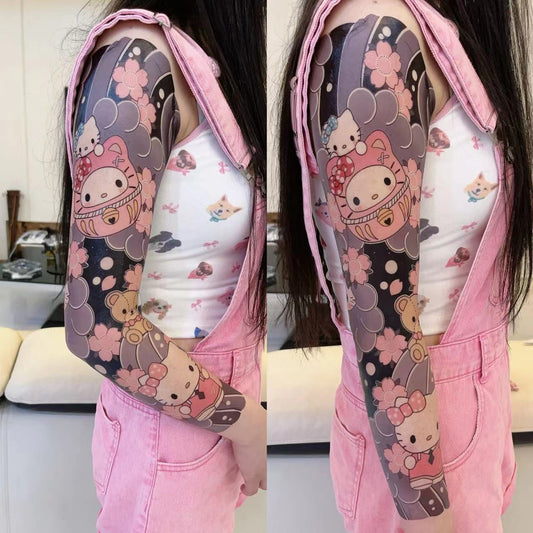 Hello kitty Full Arm Tattoo Sticker