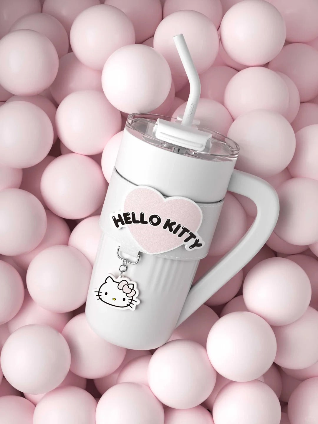 Sanrio 40 oz Tumbler with Handle Insulated Cup with Lid