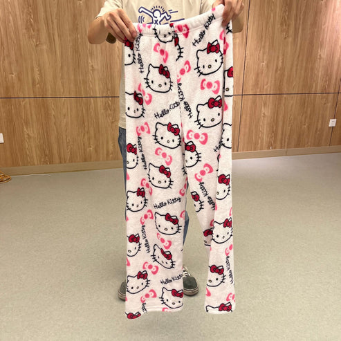 Hello kitty Pants Pajama Cute Soft Long Bottoms Pjs