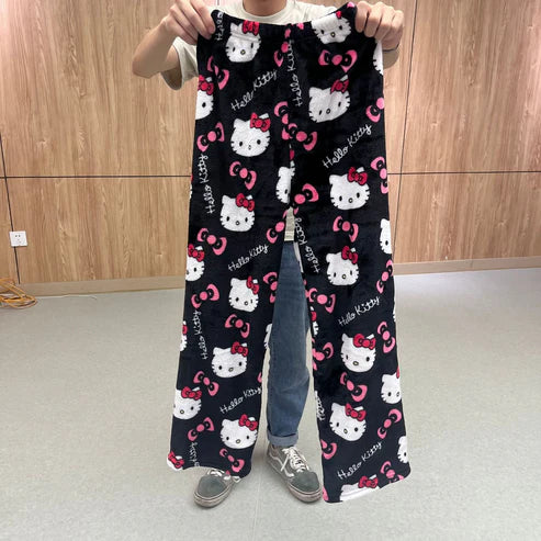 Hello kitty Pants Pajama Cute Soft Long Bottoms Pjs