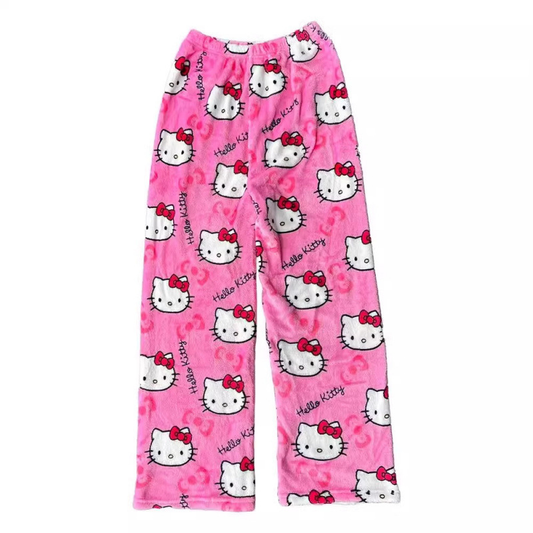 H K Fuzzy Pajama Pants
