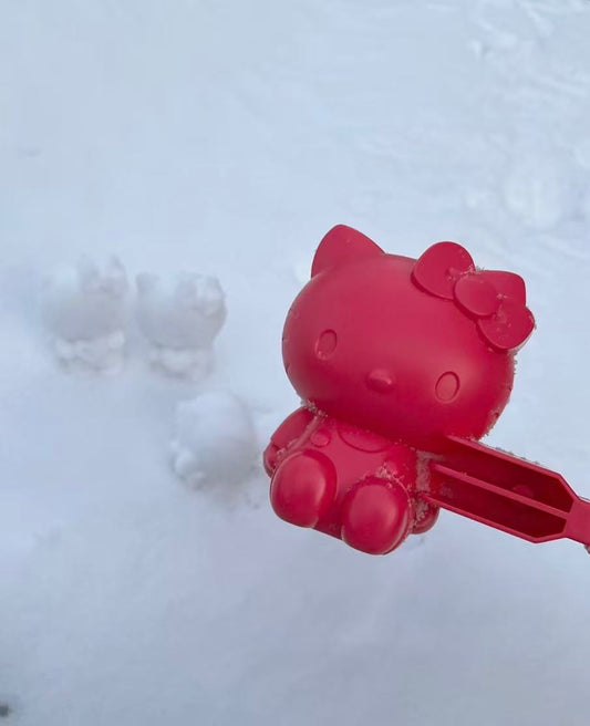 Hello Kitty Snowball Clip Game Tools Winter Snowball Fight