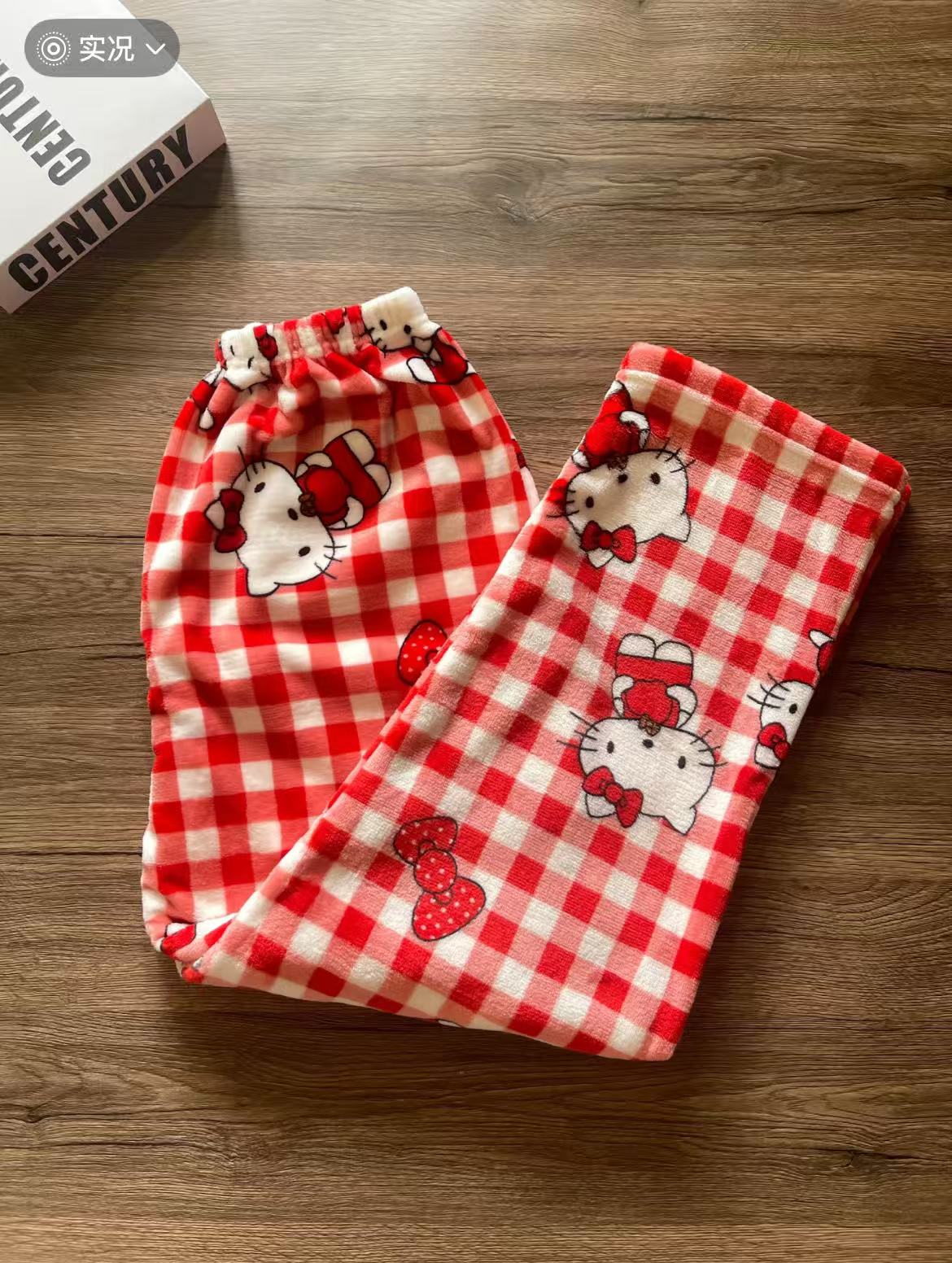 Hello Kitty fuzzy pajama pants