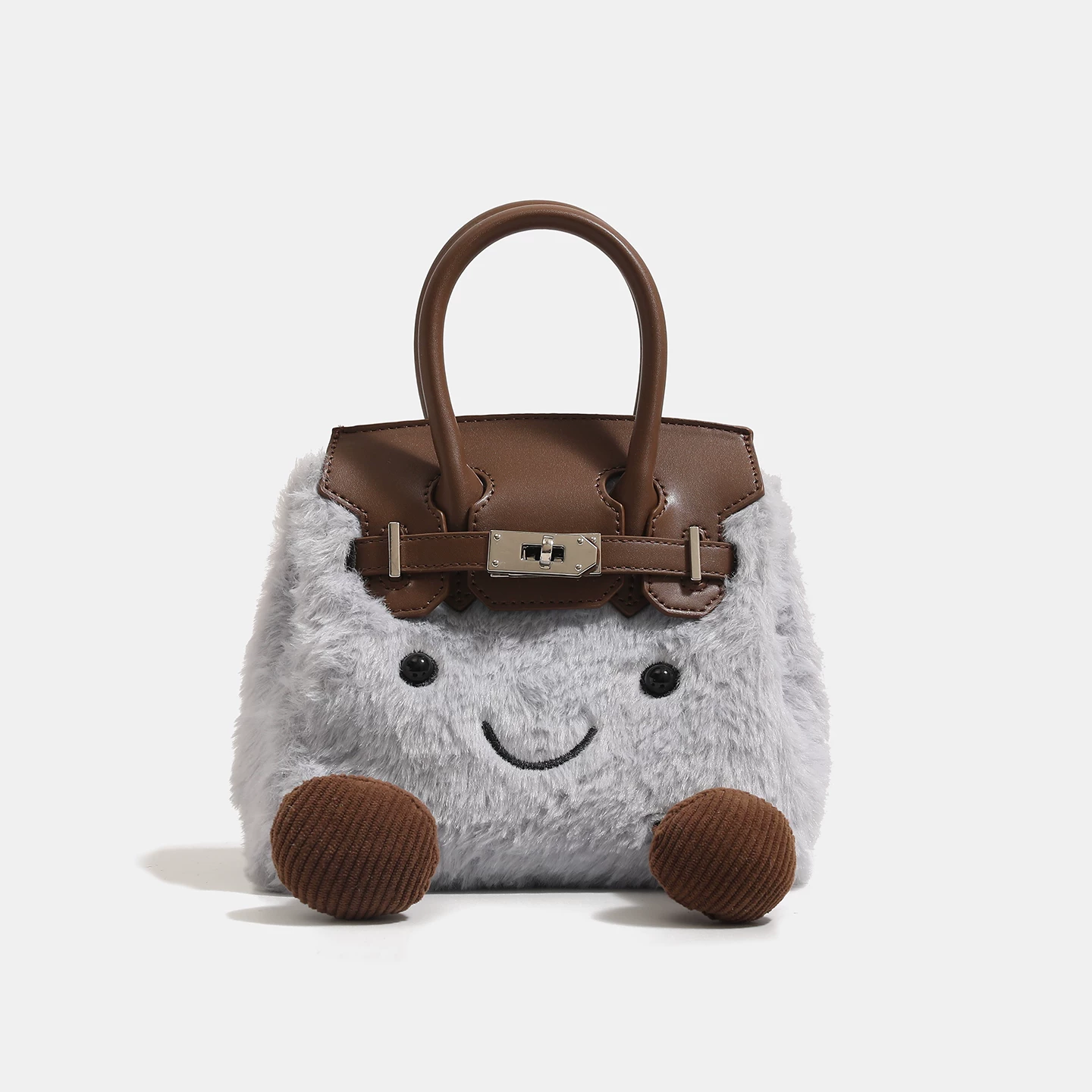 Plush and fluffy handbag/crossbody bag