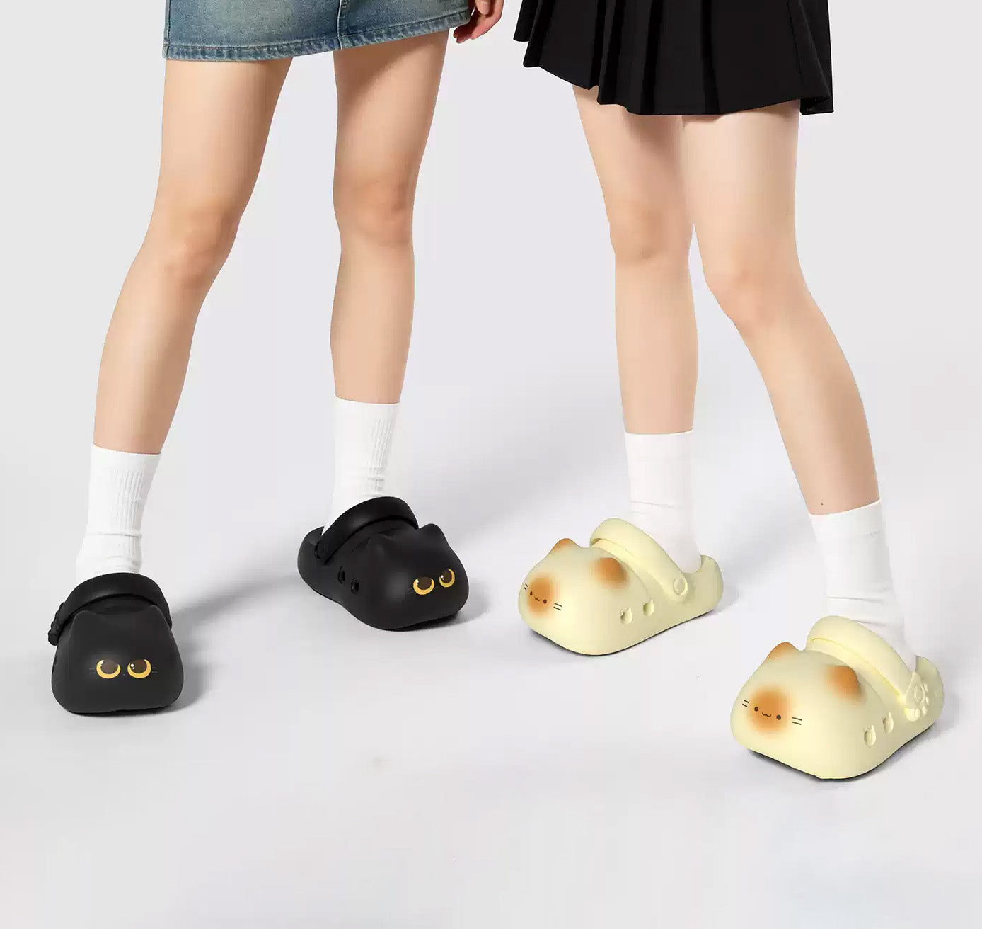 Cat Clogs with Paw Print