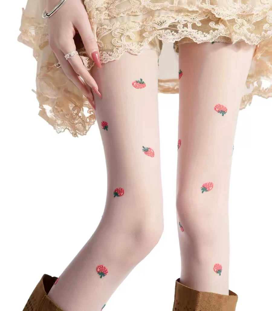 Kawaii Strawberry Tights /Socks