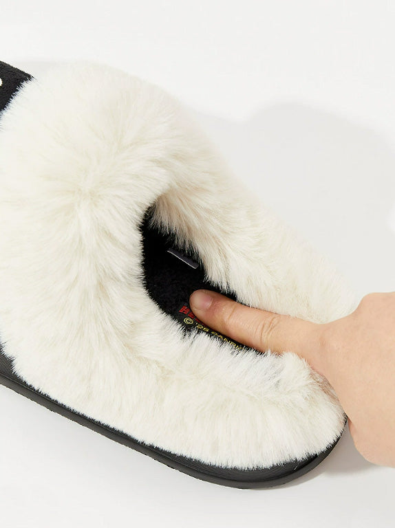 Hello Kitty Plush Slippers - Cute Fall/Winter Home Shoes for Indoor and Outdoor Use