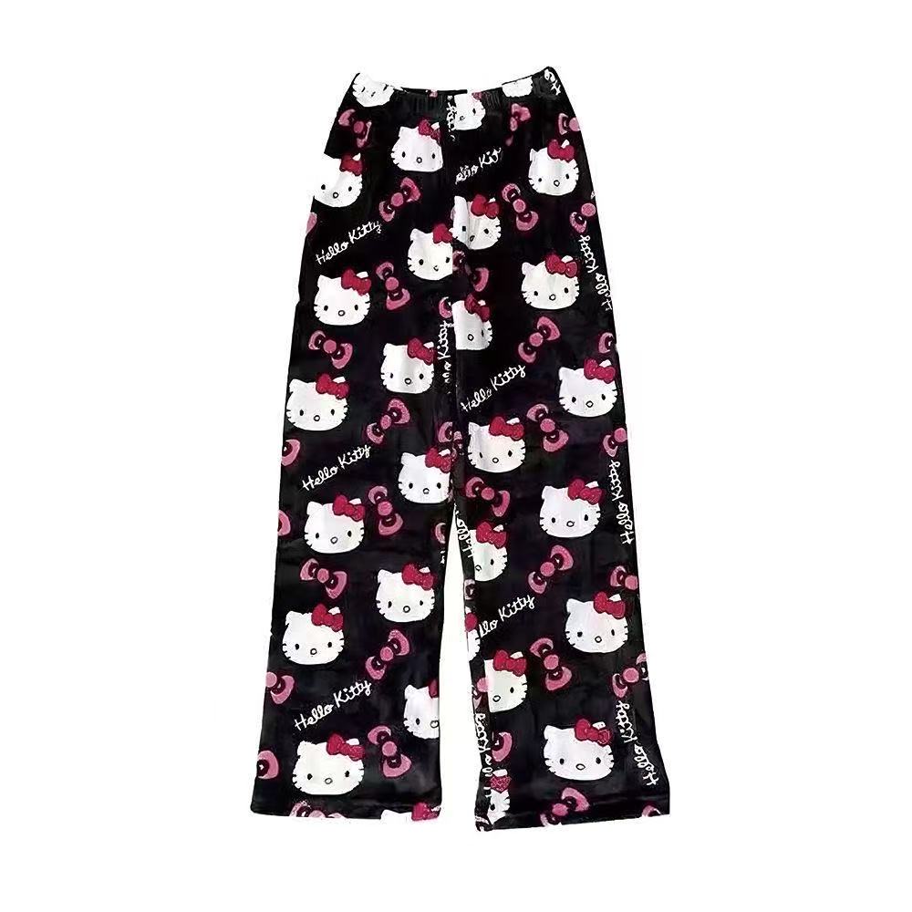 Hello Kitty Pajama Pants - Cute and Soft Long Pants for Women's Pajamas