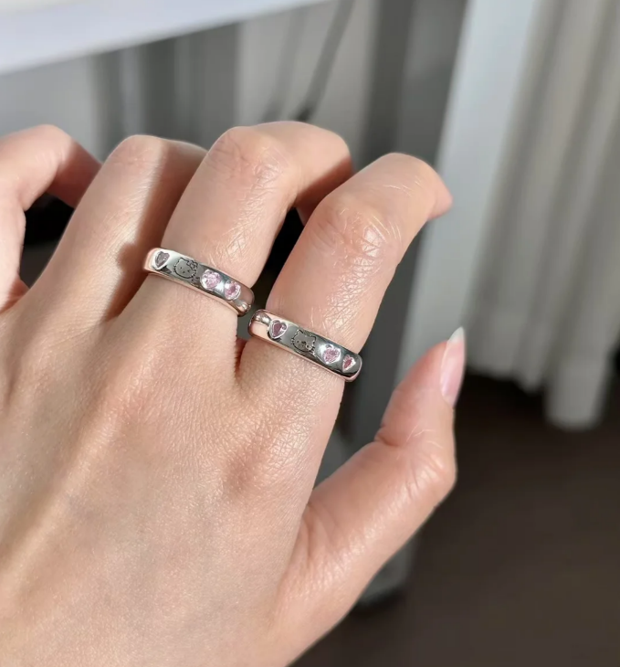 HK Couple Rings2PCS
