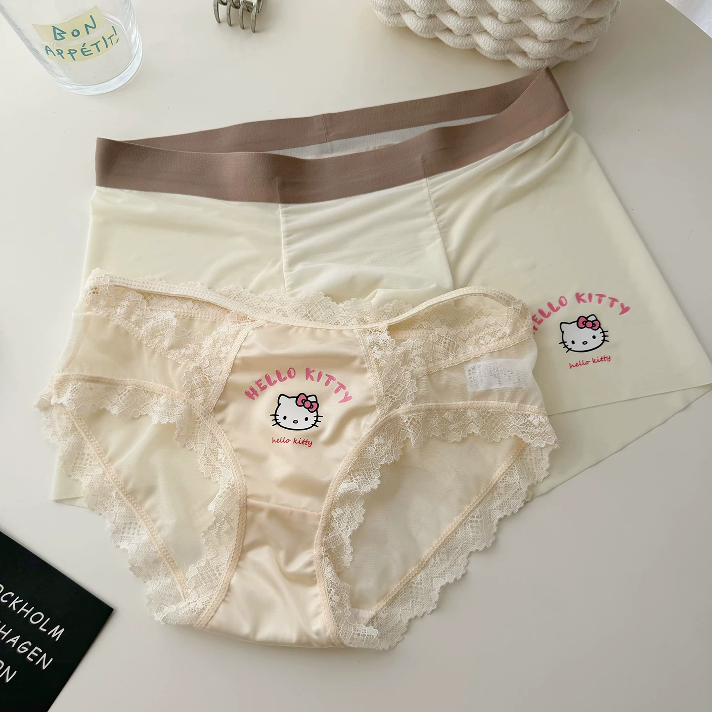 H K Couple Underwear - Male and Female Ice Silk Underwear