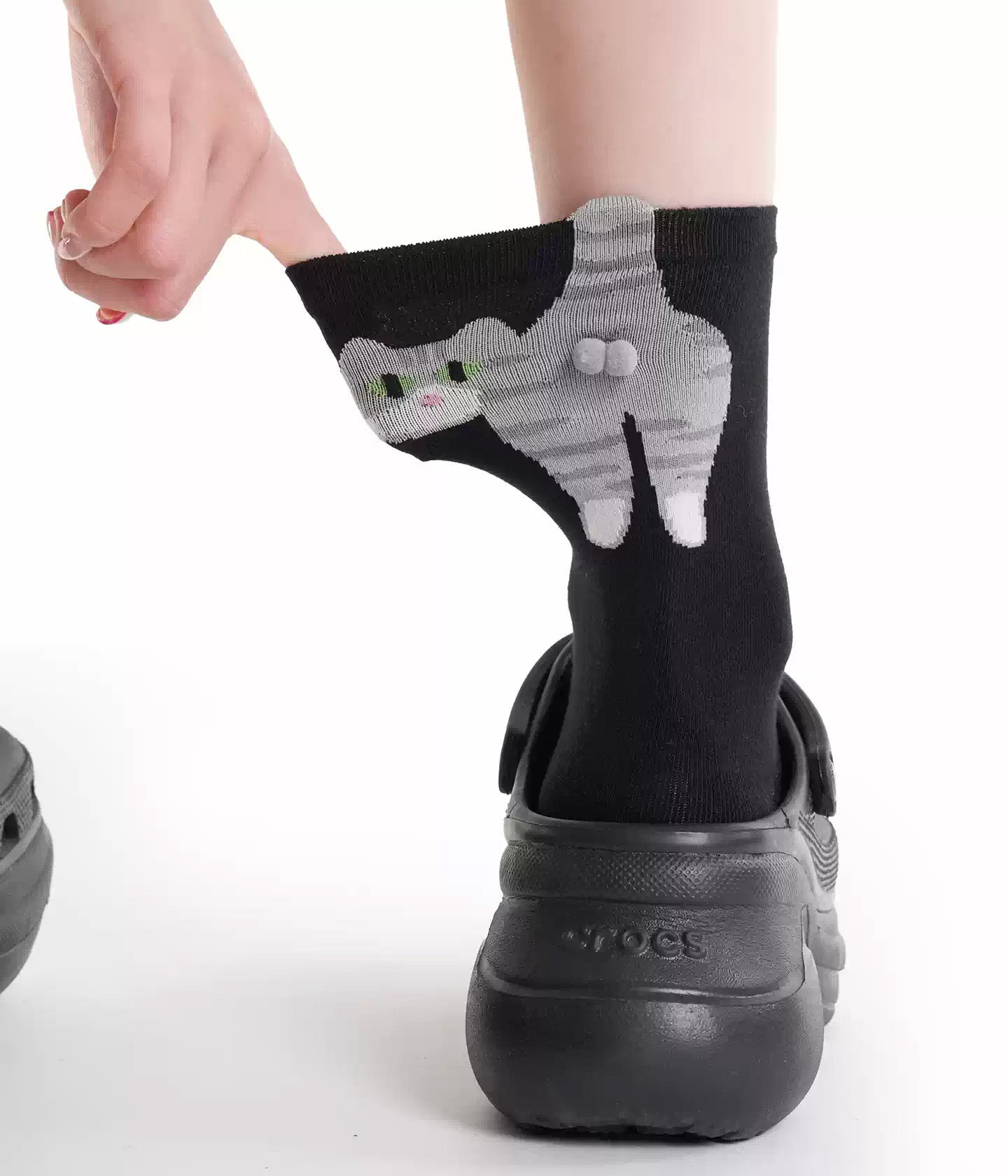 Cute Cartoon Cat Socks — For Couples & Best Friends