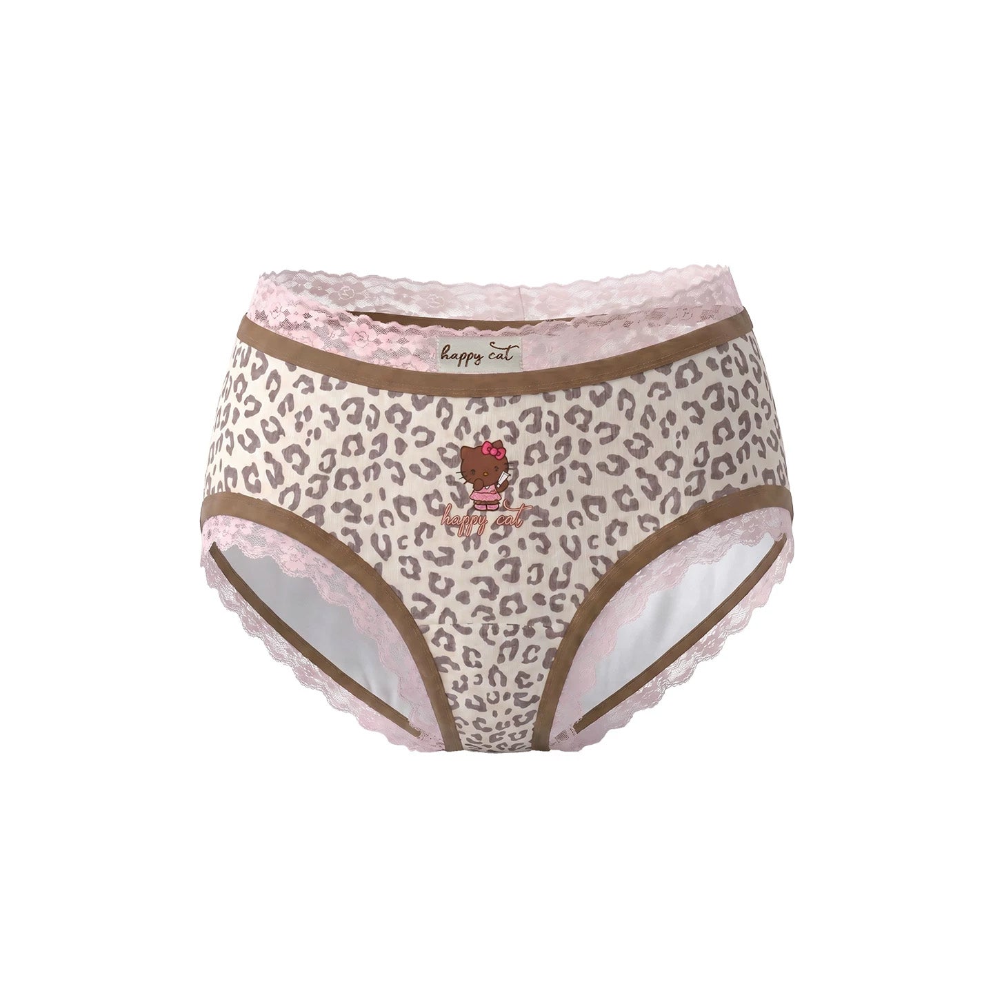 HK Sweet Leopard Print Pure Cotton Underwear