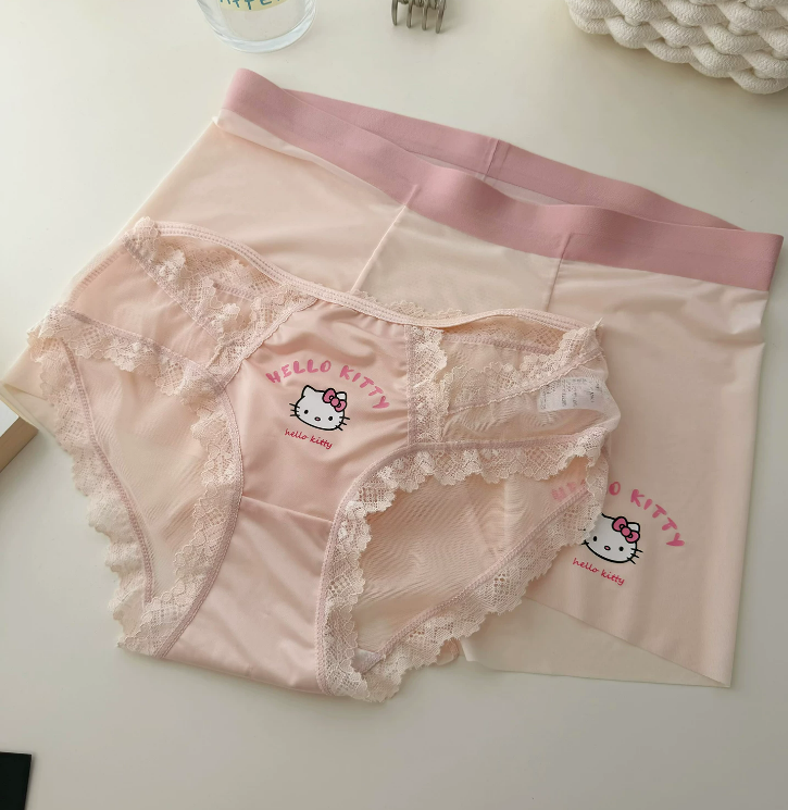 H K Couple Underwear - Male and Female Ice Silk Underwear