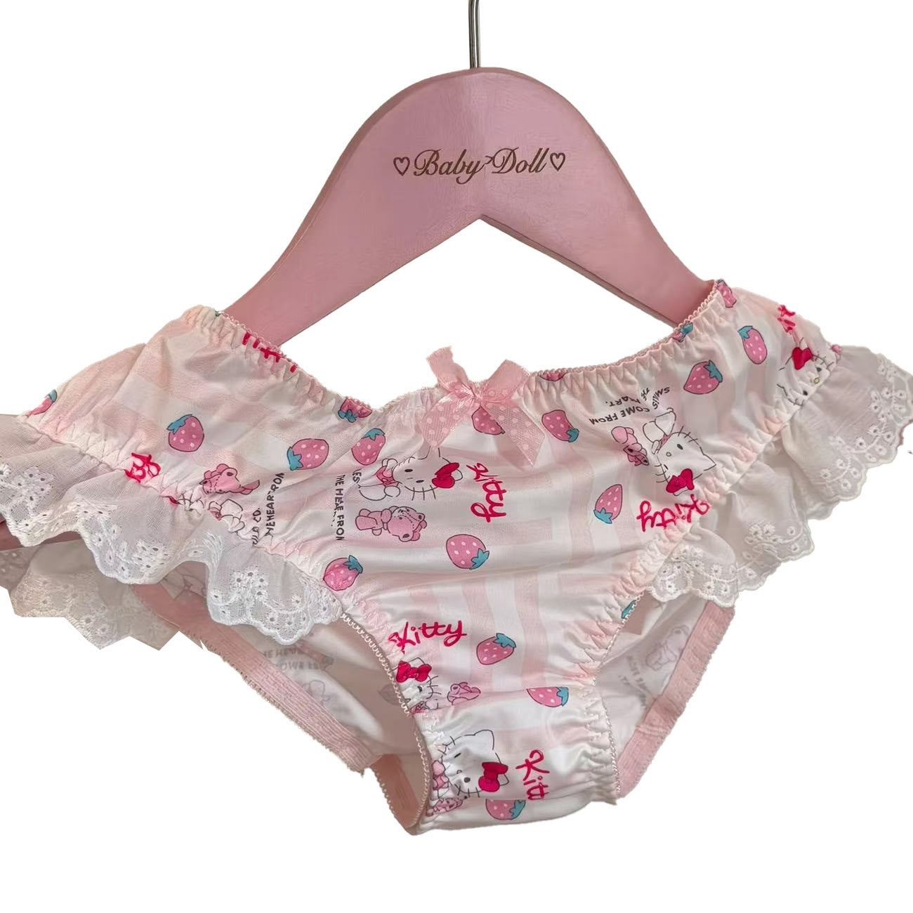 Strawberry Hello Kitty Lace Cute Panties