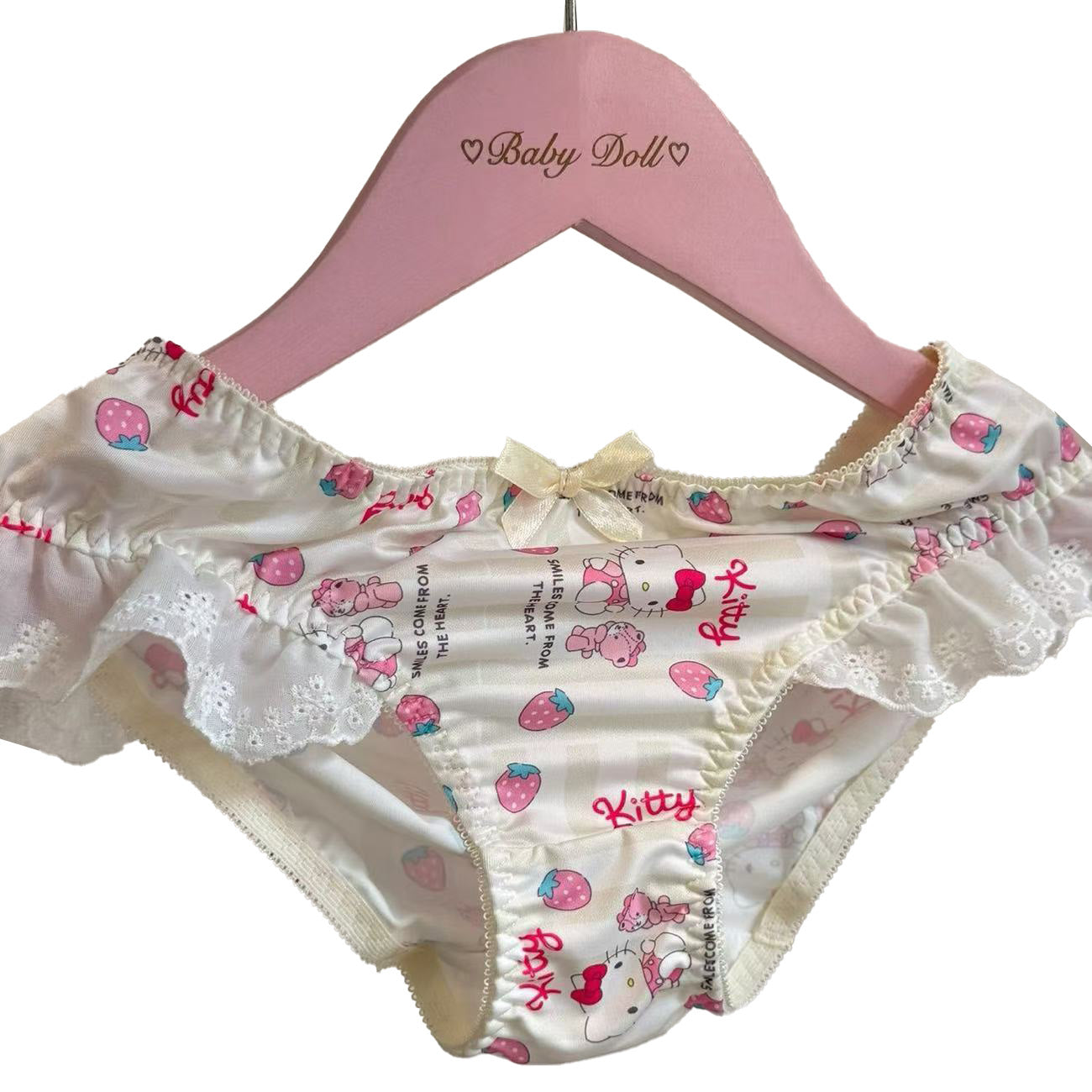Strawberry Hello Kitty Lace Cute Panties