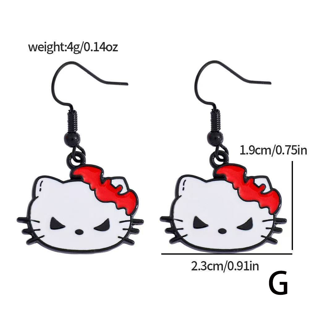 Hello Kitty Halloween earrings