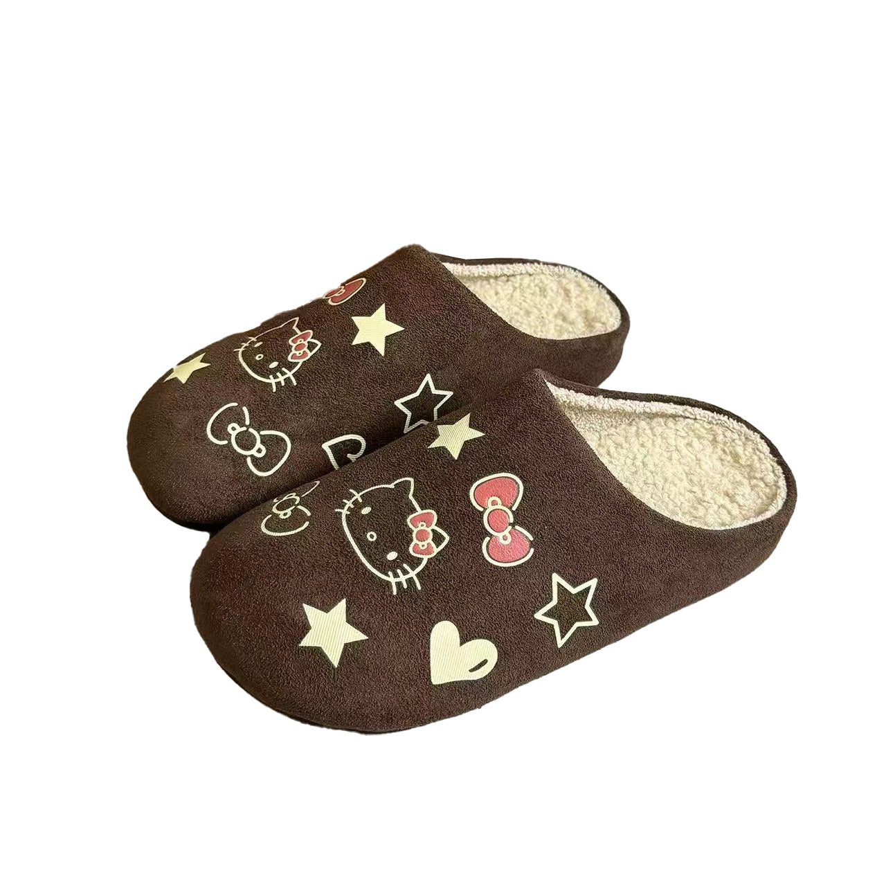 Hello Kitty plush warm slippers