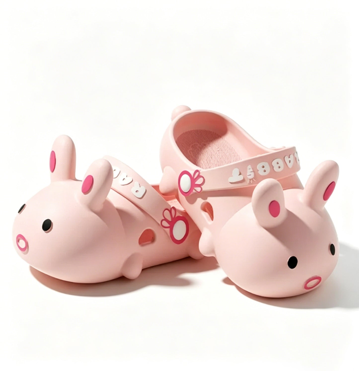 Cute bunny slippers, non-slip beach shoes