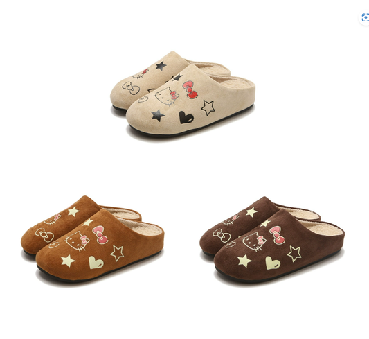 Hello Kitty plush warm slippers