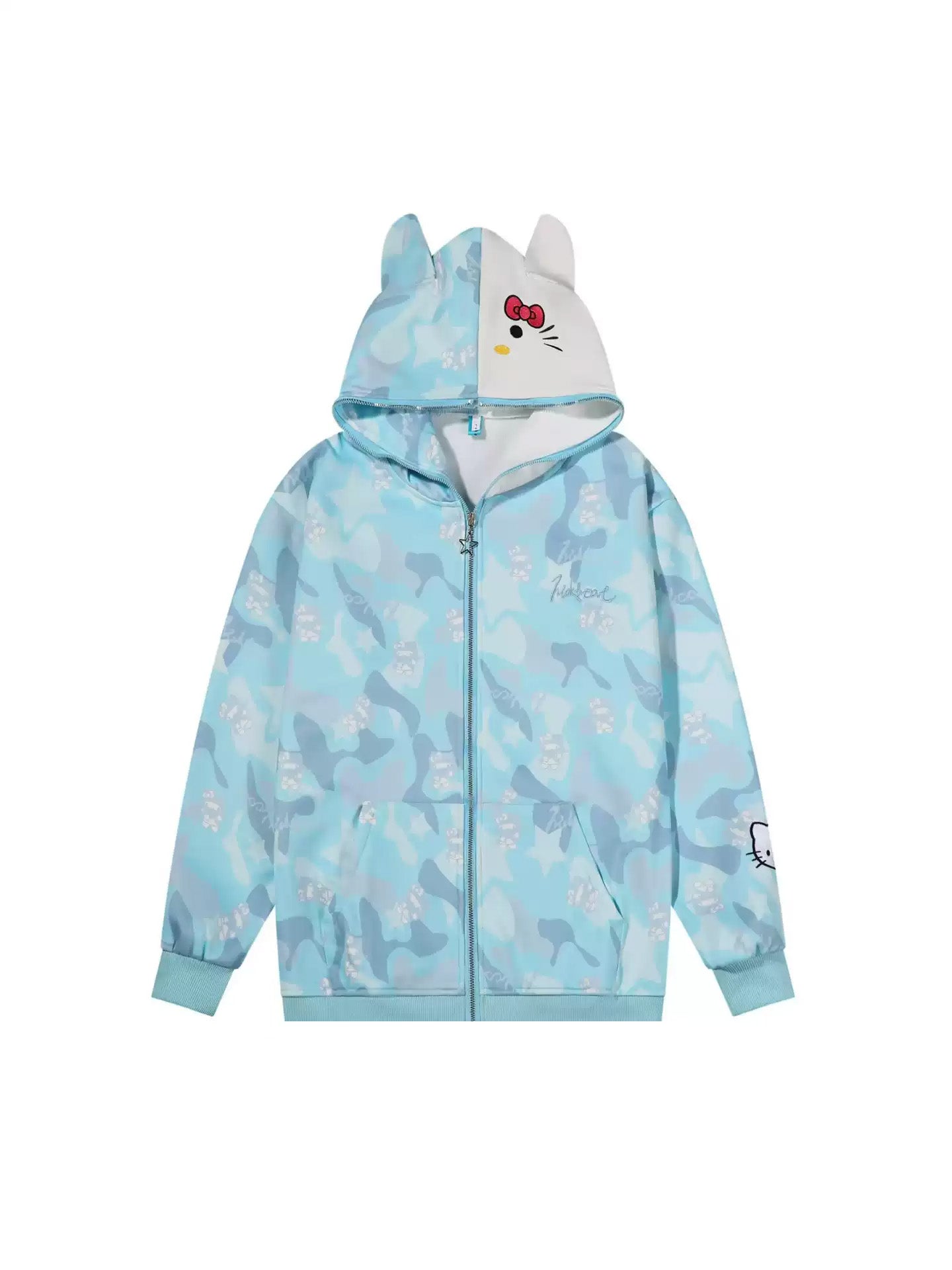 H K camouflage hoodie