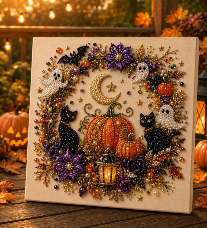 Halloween Pearl Diamond Painting Art Kit