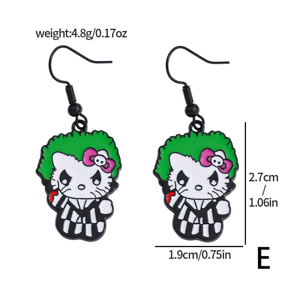 Hello Kitty Halloween earrings