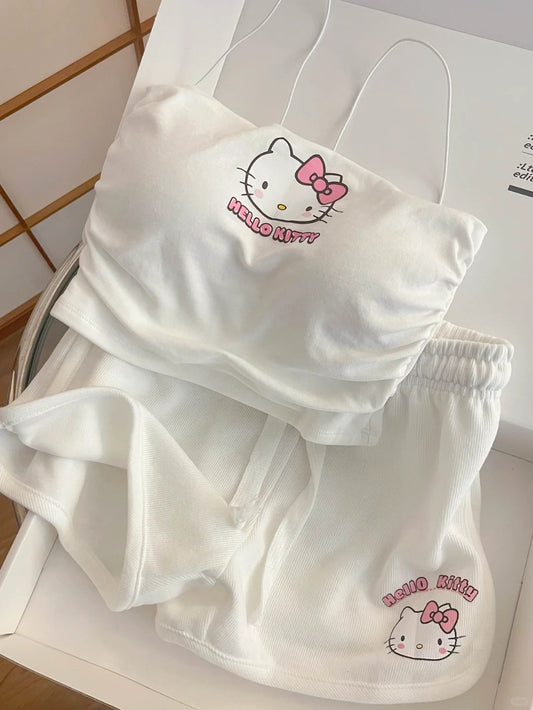 Hellokitty Women'S 2 Piece Sleepwear Home Pj Set