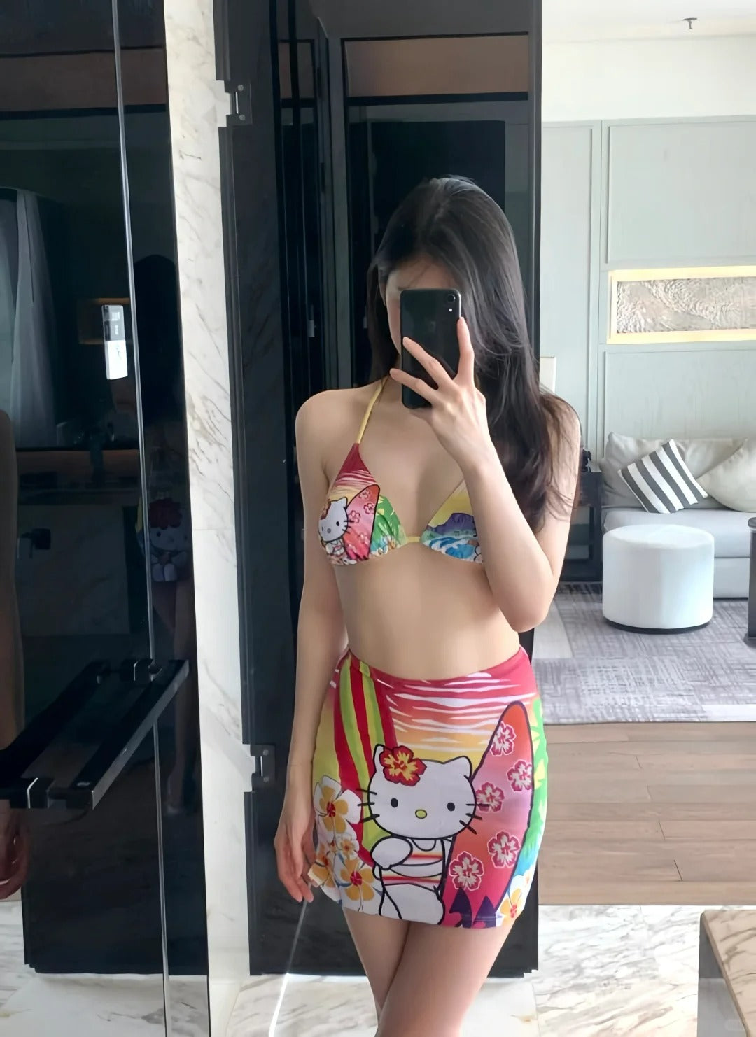 Hello Kitty Double Sided Bikini Set