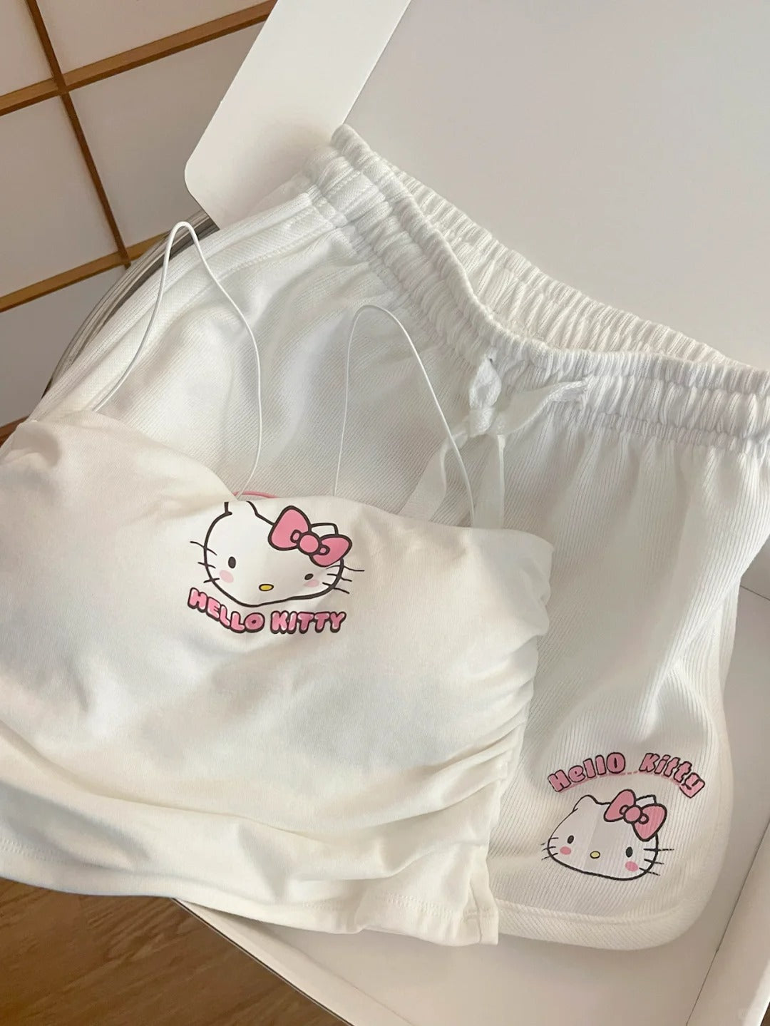 Hellokitty Women'S 2 Piece Sleepwear Home Pj Set