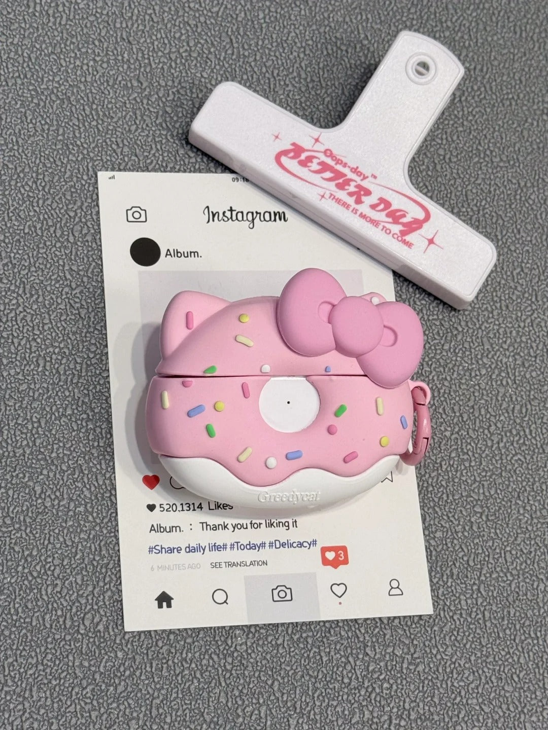 Hello Kitty Donut AirPods Earphone Case