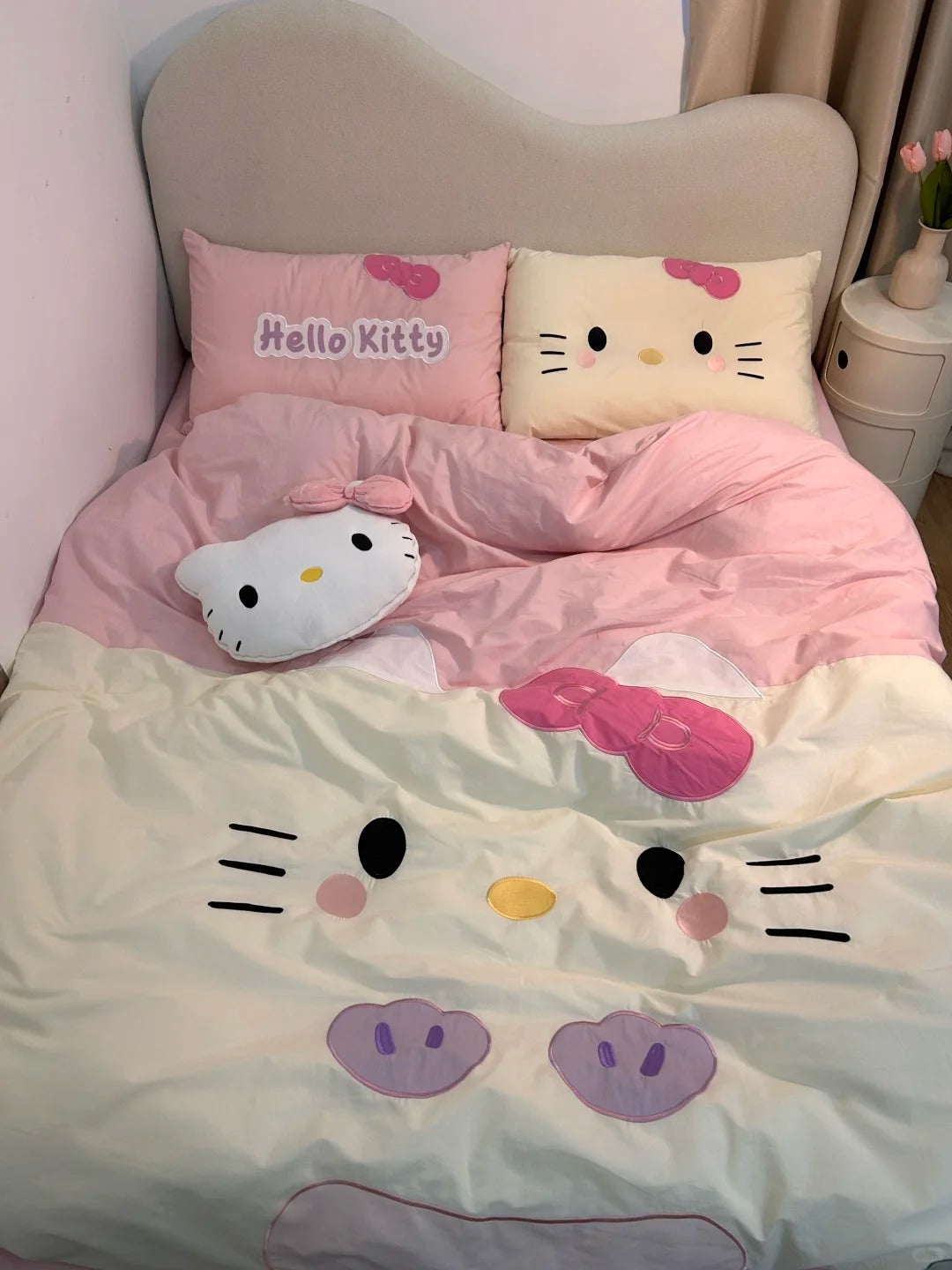 Hello Kitty Mermaid Cotton Bedding Sheet